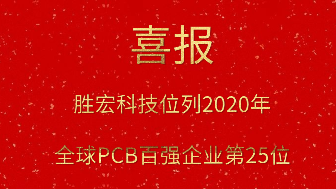 jiuyou.com科技位列2020年全球PCB百强企业第25位